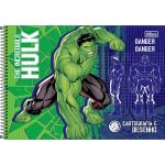 Caderno de Cartografia e Desenho Hulk 80 Folhas 27,5 x 20 cm- Tilibra