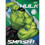 Caderno 1/4  Brochura Hulk 80 folhas 14 x 20 cm - Tilibra
