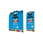Lápis de Cor Sextavado Madeira 12 e 24 Cores - Master