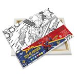Kit Tela para Pintura Homem Aranha + 6 Mini Tinta Guache + Pincel - DAC