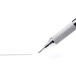 Lapiseira Profissional Metálica 0.7mm Prata e Preta - Leo&Leo