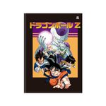Caderno Brochura 1/4 Capa Dura 80 Folhas 140 x 200 mm Dragon Ball Z - Animativa