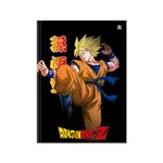 Caderno Brochura 1/4 Capa Dura 80 Folhas 140 x 200 mm Dragon Ball Z - Animativa