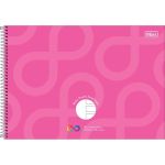 Caderno Espiral Capa Dura Meia Pauta Ampliada Neuro 40 Folhas - Tilibra