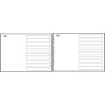 Caderno Espiral Capa Dura Meia Pauta Ampliada Neuro 40 Folhas - Tilibra
