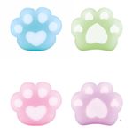 Borracha Plástica Decorada Pata de Gato Curta Pastel -  Acrilex