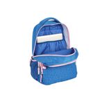 Mochila Escolar Feminina Stitch Disney -  Luxcel | Azul Escuro 