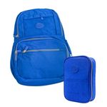Kit Estojo Box + Mochila de Costas (Azul, Pink, Verde e Vermelho) - Daterra
