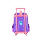 Mochila de Rodinha Infantil  Ohana Stitch  Luxcel | Lilás 
