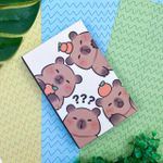 Kit de Blocos Capivara 8 Blocos Decorados - Importado