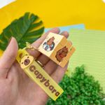Chaveiro Fofo Capivara Cubo Mágico - Importado