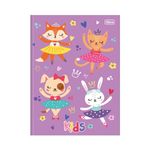 Caderno Brochura Universitário Sapeca Feminino 20 x 27,5 cm 48 Folhas - São Domingos