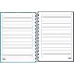 Caderno Universitário Espiral Pauta Ampliada Neuro 80 Folhas 20 x 27,5 cm - Tilibra | Capa Dura