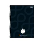 Caderno Universitário Espiral Pauta Ampliada Neuro 80 Folhas 20 x 27,5 cm - Tilibra | Capa Dura