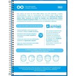 Caderno Universitário Espiral Pauta Ampliada Neuro 80 Folhas 20 x 27,5 cm - Tilibra | Capa Dura
