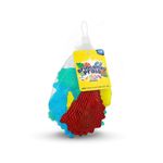 Kit Molde de Dinossauros para Massinhas Brincando na Praia 4 unidades - Acrilex