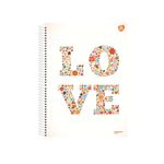 Caderno Universitário Espiral Kbom 10 Matérias 20 x 27,5 cm 200  Folhas - Animativa