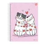 Caderno Universitário Espiral Kbom 10 Matérias 20 x 27,5 cm 200  Folhas - Animativa