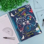 Caderno Universitário Quadriculado D+ 96 Folhas 7 x 7 mm - Tilibra