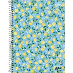 Caderno Univeristário Espiral D+ Colorido 16 Matérias 320 Folhas Pautadas 20 x 27,5 cm Feminino - Tilibra 