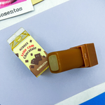 Borracha Decorada Milk Caixa de Leite - Acrilex