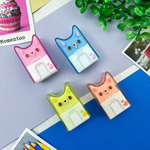 Borracha Decorada em Formato de Gatinhos - Acrilex