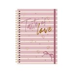 Caderno Universitário Doce Romance 1 Matéria 80 Folhas 20 x 27,5 cm - Animativa