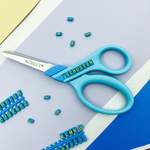 Tesoura Escolar com Kit Alfabeto (rosa e azul) - Acrilex