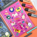 Caderno Universitário Quadriculado D+ 96 Folhas 7 x 7 mm - Tilibra