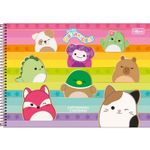 Caderno de Cartografia e Desenho Squishmallows 80 Folhas 27,5 x 20 cm- Tilibra