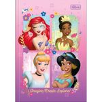 Caderno 1/4 Brochura Princesas 14 x 20 cm 48 Folhas - Tilibra