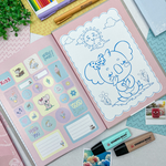 Caderno Brochura Universitário So Cute 20 x 27,5 cm 80 Folhas - Animativa