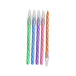 Kit Caneta Esferográfica Mini Spiro (Spirinho) 0.7 mm com 5 Cores - Cis