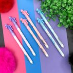 Caneta em Gel 0.5 mm Apagável Fantasia Gatos Tinta Azul - Cis