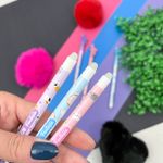 Caneta em Gel 0.5 mm Apagável Fantasia Gatos Tinta Azul - Cis