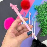 Caneta em Gel 0.5 mm Apagável Fantasia Gatos Tinta Azul - Cis