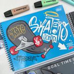 Caderno de Cartografia e Desenho D+ Milimetrado Masculino 96 Folhas - Tilibra