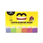 Tinta Guache Neon 6 Cores - Master