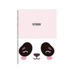 Caderno Espiral Universitário Capa Dura 1 Matérias 80 Folhas 200 x 275 mm My Friend - Animativa