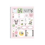 Caderno Espiral Universitário Capa Dura 1 Matérias 80 Folhas 200 x 275 mm My Friend - Animativa