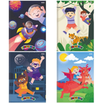 Caderno Brochura Universitário Capa Dura 48 Folhas 200 x 275 mm Pimpolhos - São Domingos