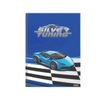 Caderno Brochura Universitário Capa Dura 48 Folhas 200 x 275 mm Silver Tuning - São Domingos