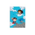 Caderno Brochura Capa Dura 1/4  80 Folhas 140 x 200 mm Super Friends - São Domingos 