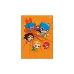 Caderno Brochura Capa Dura 1/4  80 Folhas 140 x 200 mm Super Friends - São Domingos 