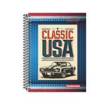 Caderno Espiral Capa Dura Universitário 1 Matéria Vintage 20 x 27,5 cm  - Panamericana