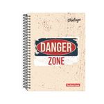 Caderno Espiral Capa Dura Universitário 1 Matéria Vintage 20 x 27,5 cm  - Panamericana