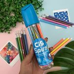 Estojo Spiro com 12 Canetas Hirdrográficas Coloridas  -  Cis