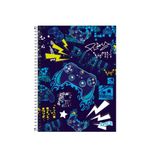 Caderno Universitário Espiral Capa Dura Spice 1 Matéria 80  Folhas Pautadas 20 x 27,5 cm - Tilibra