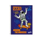 Caderno Universitário Espiral Capa Dura Spice 1 Matéria 80  Folhas Pautadas 20 x 27,5 cm - Tilibra