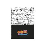 Caderno Universitário Espiral Capa Dura 80 Folhas 200 x 275 mm Naruto Shippuden - Animativa